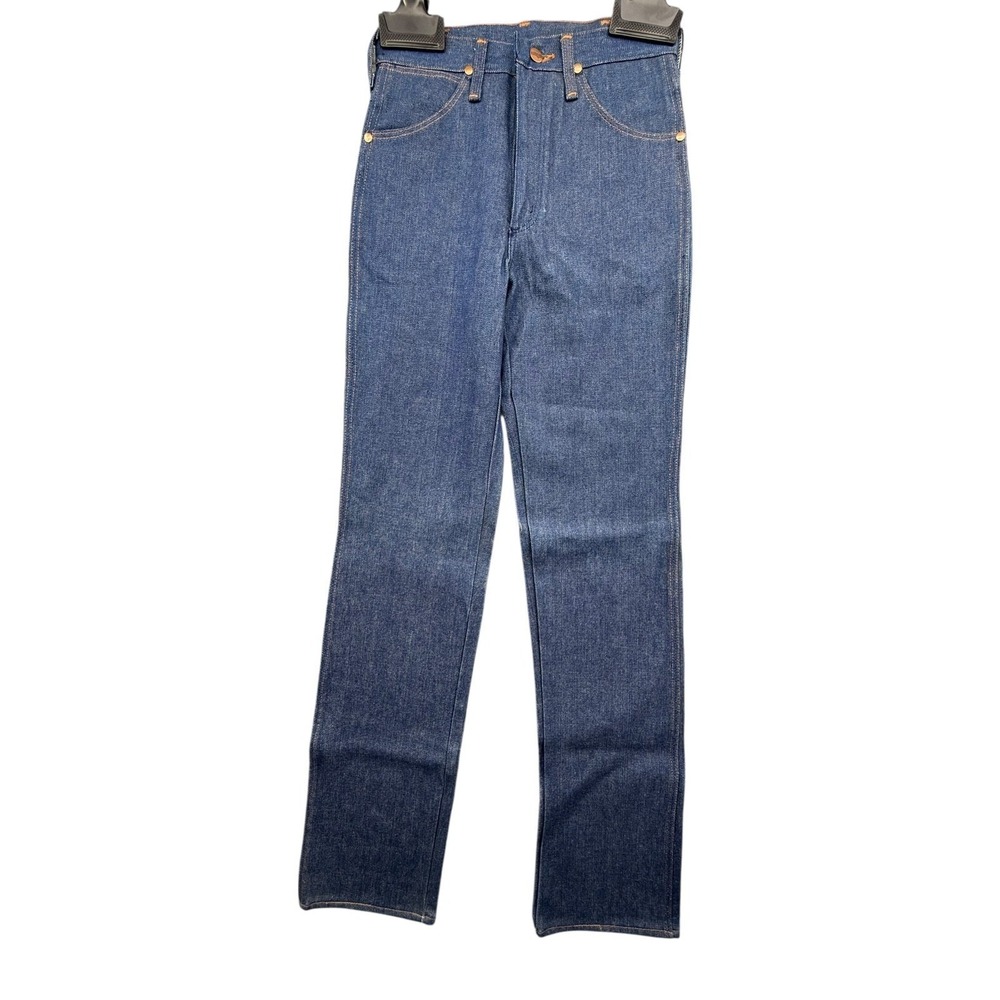 Deadstock Wrangler 936DEN Slim Fit Straight Leg Jeans Mens 28x36 Blue NWT